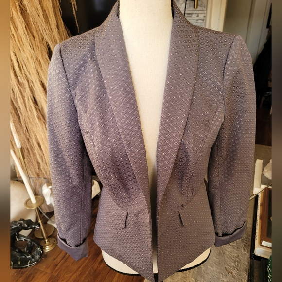 Kensie Textured Purple Blazer
